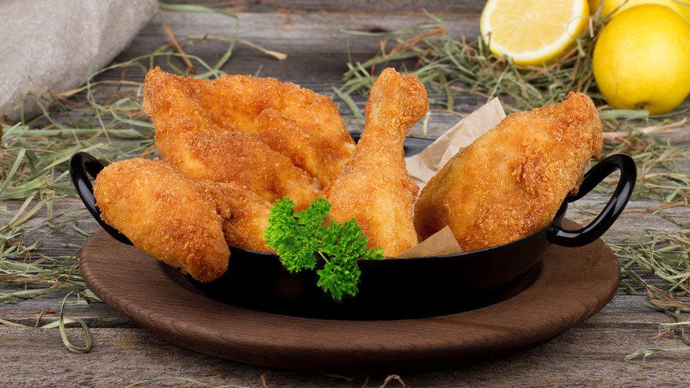 Chickis Backhendl mit hausgemachtem Kartoffelsalat